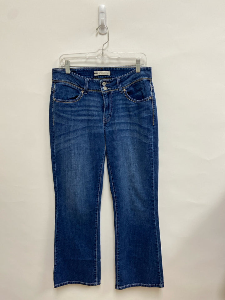 Levi Size 12 Blue Denim Ladies Jeans