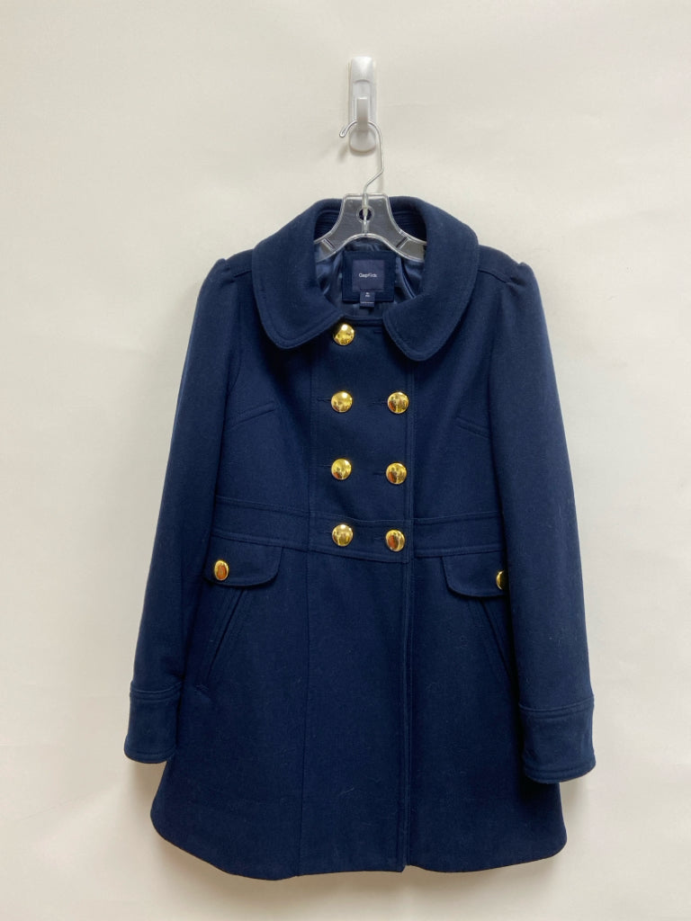 Gap Kids SIZE 12 Navy Button Up Wool Blend Girl&