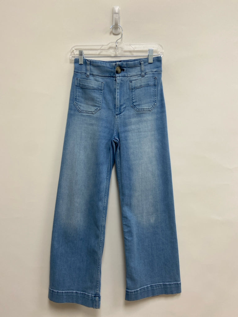 Pilcro and the Letterpress Size 25 Light Blue Wide Leg Ladies Jeans