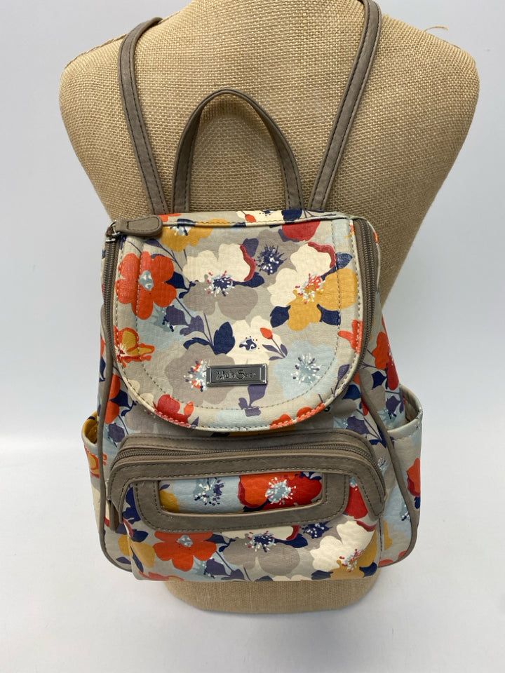 Multi-Color Floral Backpack