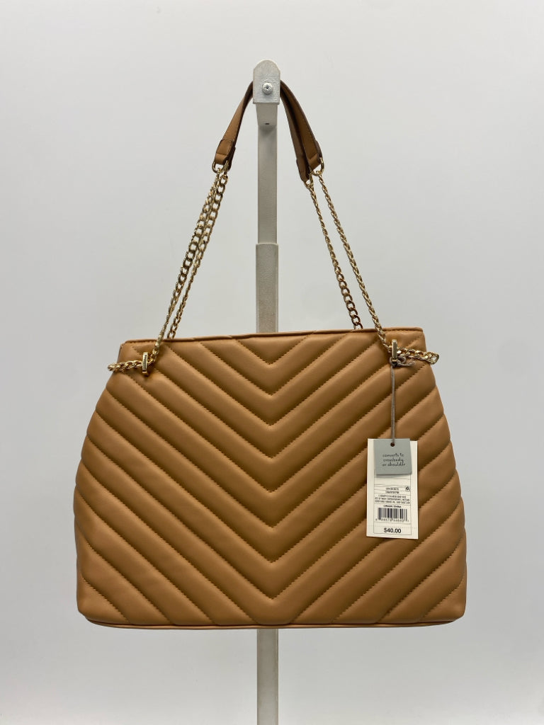 NWT a new day Brown Quilted Handbag
