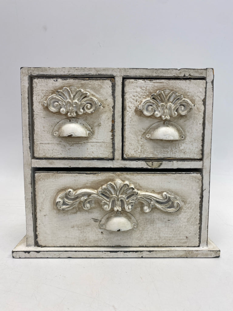 White Distressed Misc. Home Item