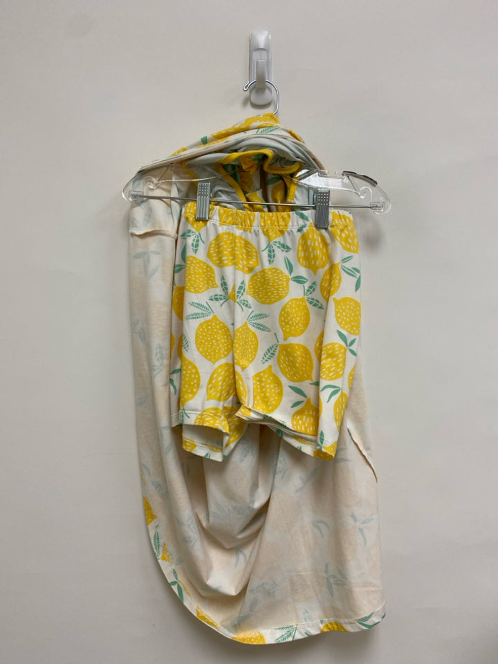 Millie Loves Lily SIZE 12 Aqua/Wht Yellow Sleeveless Girl&