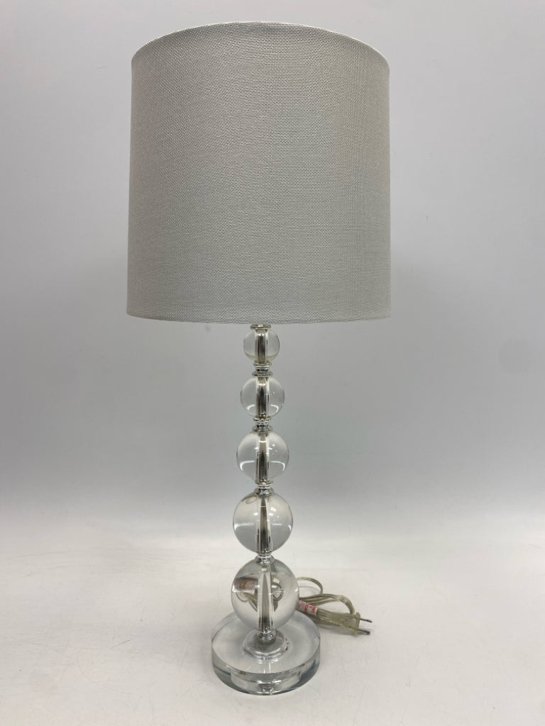 Clear Acrylic Lamp