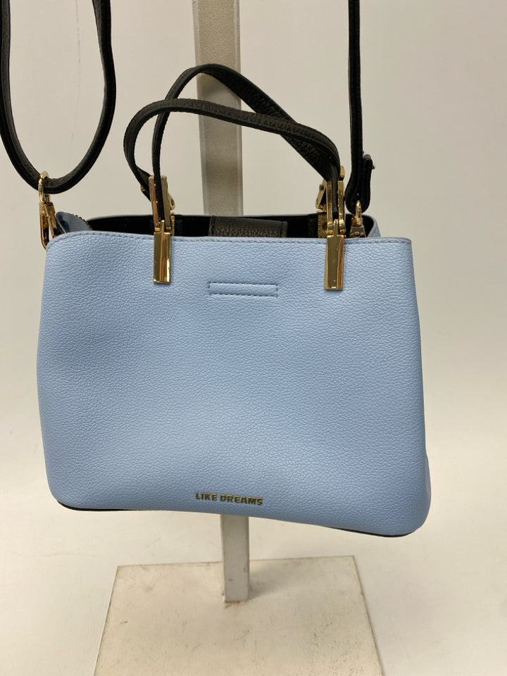 Blue Black Handbag