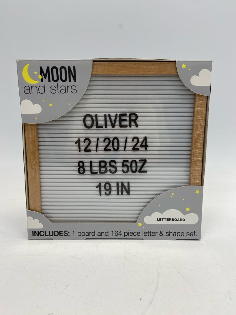 NEW/PKG Natural Gray/Black Letters Misc. Office