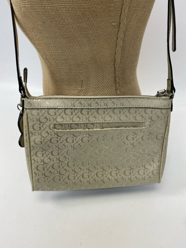 Guess Champagne Signature Crossbody