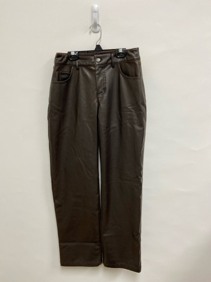 wild fable Size 2 Brown Faux Leather Ladies Pants