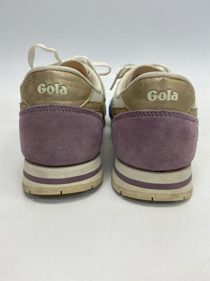 Gola  Size 9 Wht/Blue Multi-Color Lace-up Sneakers