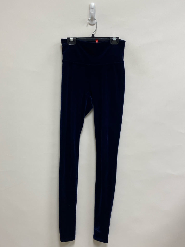Spanx Size S Navy Velour Ladies Leggings