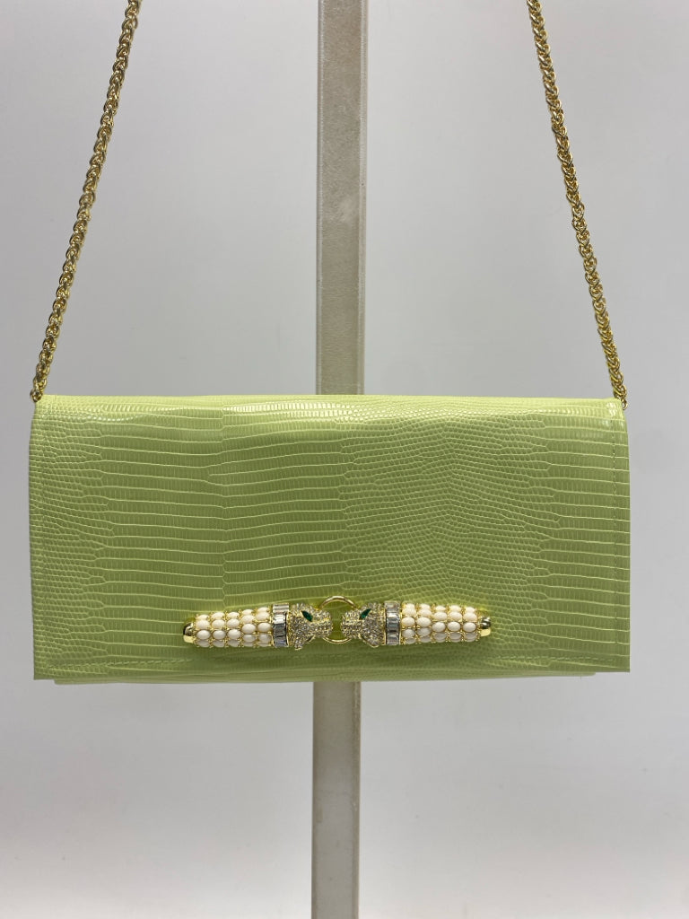 Garland Lime Green Rhinestone(s) Handbag