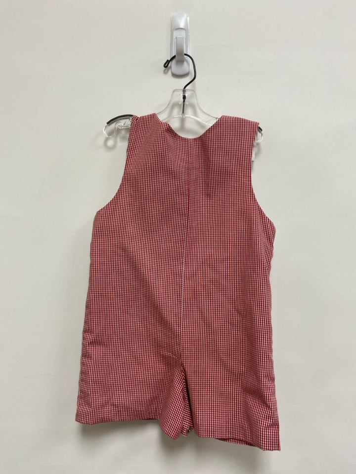 SIZE 18M Red/White Smocking Sleeveless Boy&