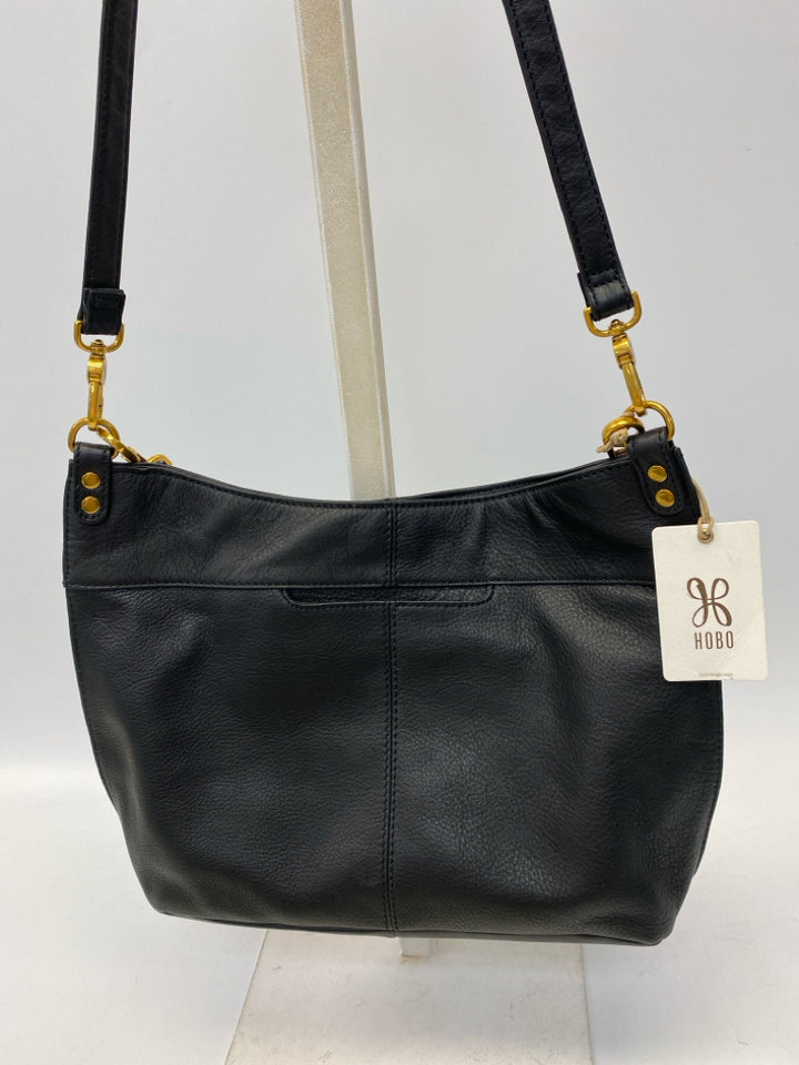 NWT Hobo Black Leather Handbag