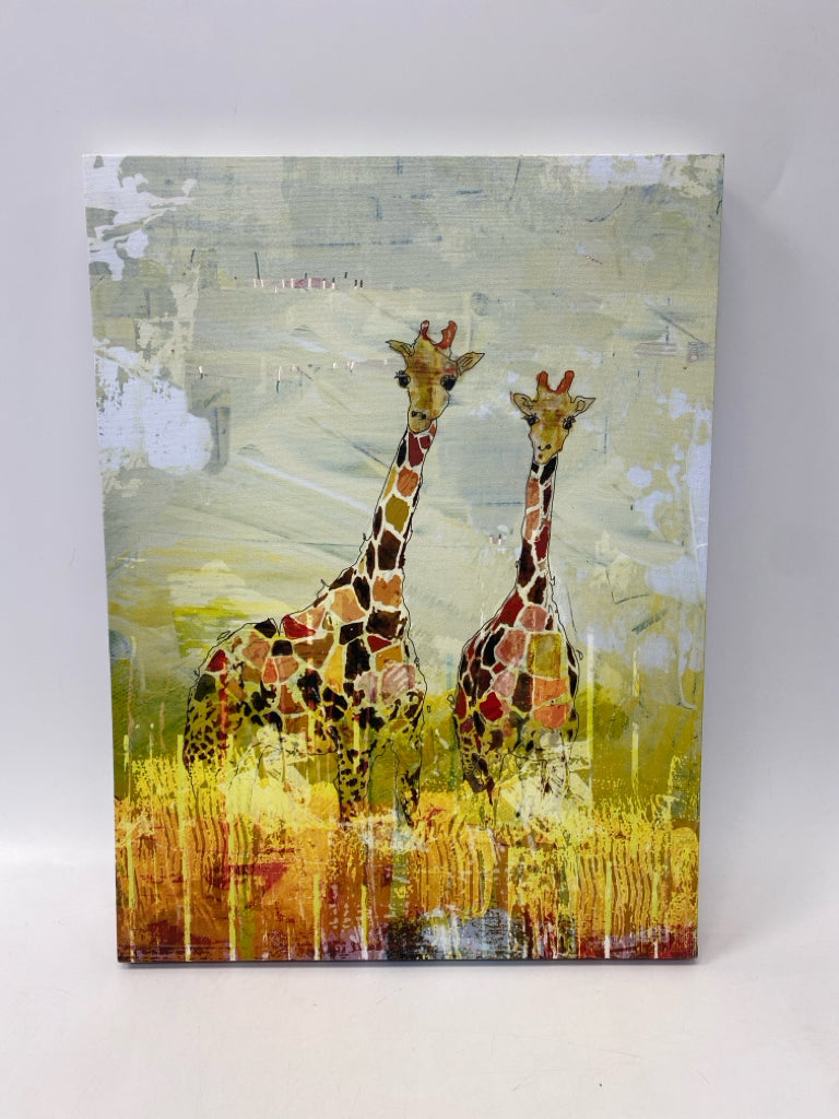 Yellow Multi Color Kids Canvas Art