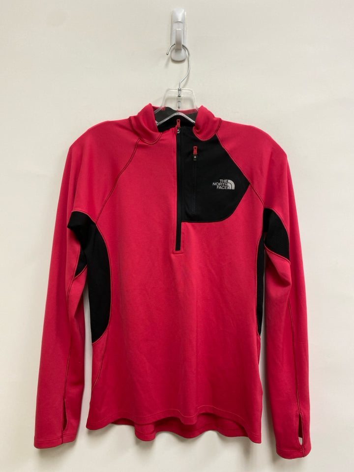 North Face Size M Pink Black Pullover Athletic Top