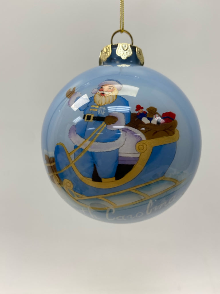 Blue White UNC Ornaments