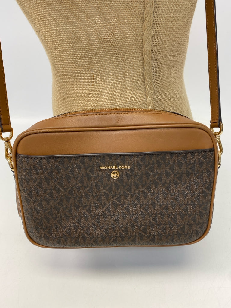 Michael Kors Dark Brown Signature Crossbody