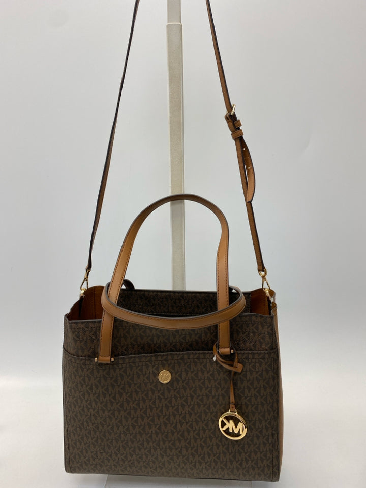 NWT Michael Kors Dark Brown Signature Tote Bag