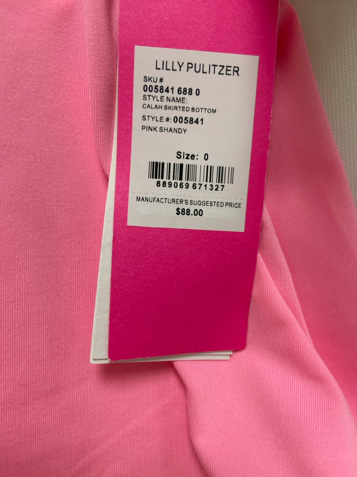 NWT LILLY PULITZER Size 0 Pink Ladies Swimwear