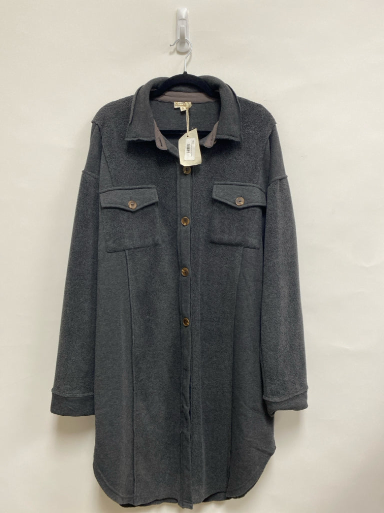 NWT Hem &amp; Thread Size L Charcoal Ladies Jacket