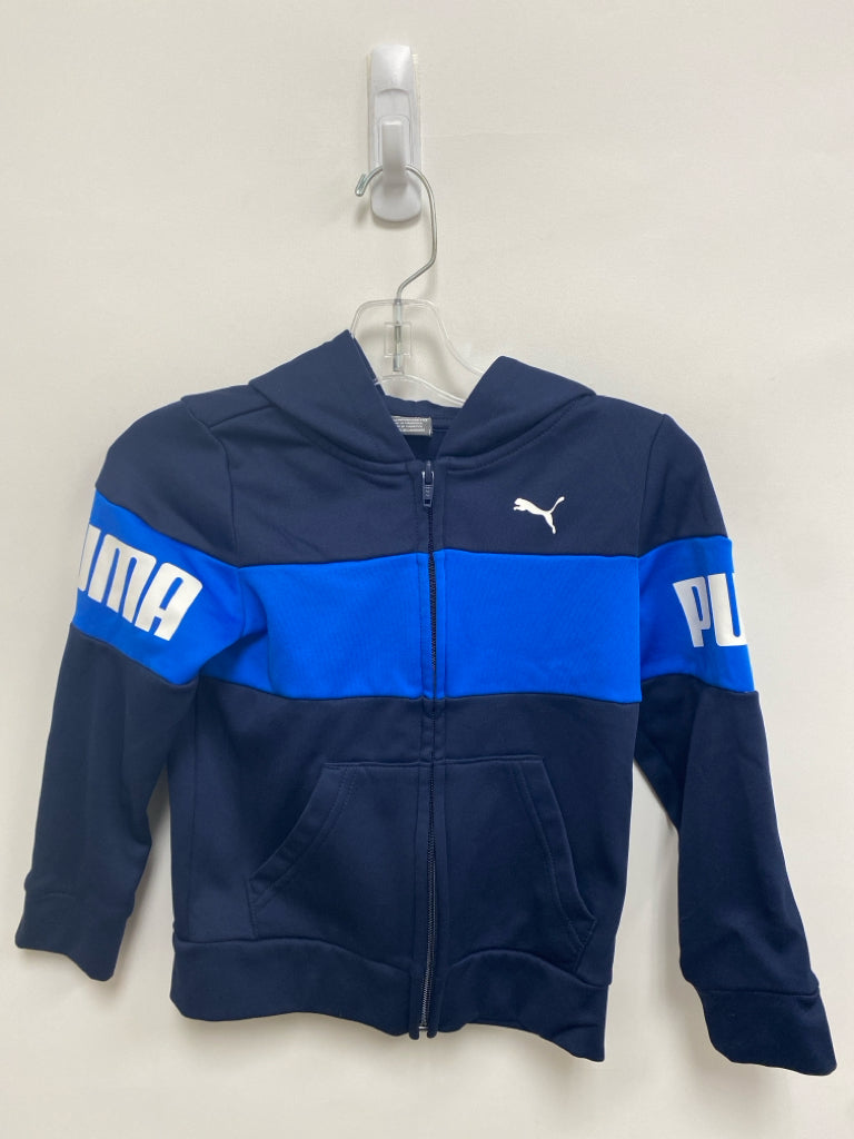 Puma SIZE 4T Navy Blue/White Boy&