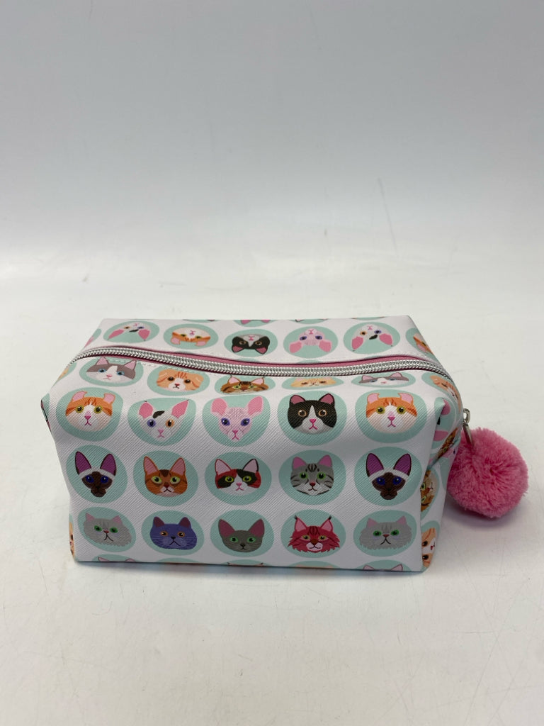 White Multi Color Cats Kids Misc
