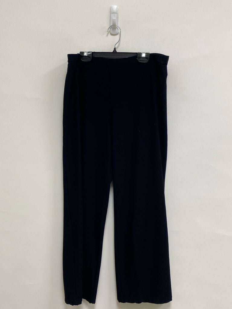 Eileen Fisher Size M Black Pull-on Ladies Pants