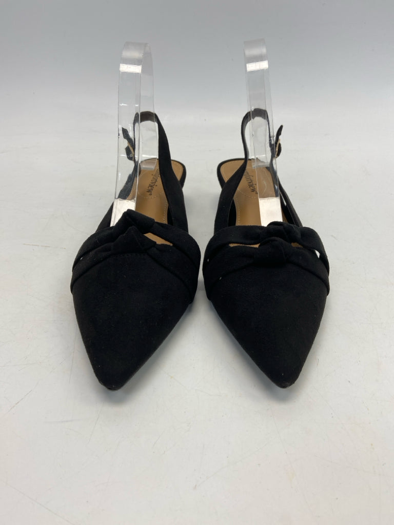 NWOT Comfortview  Size 9.5 Black Knotted Heels