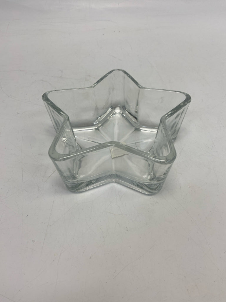 Crate/Barrel Clear Stars Glass Bowl(s)