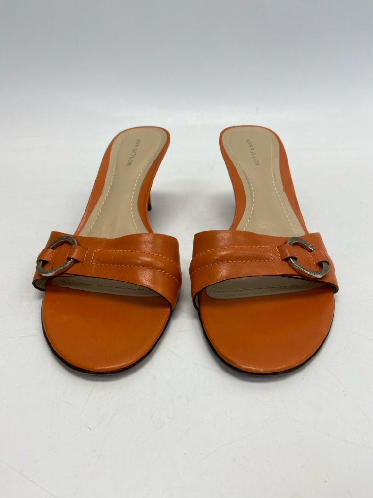 Ann Taylor  Size 10 Burnt Orange Sandals