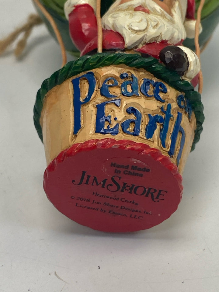 Jim Shore Green Red Ornaments