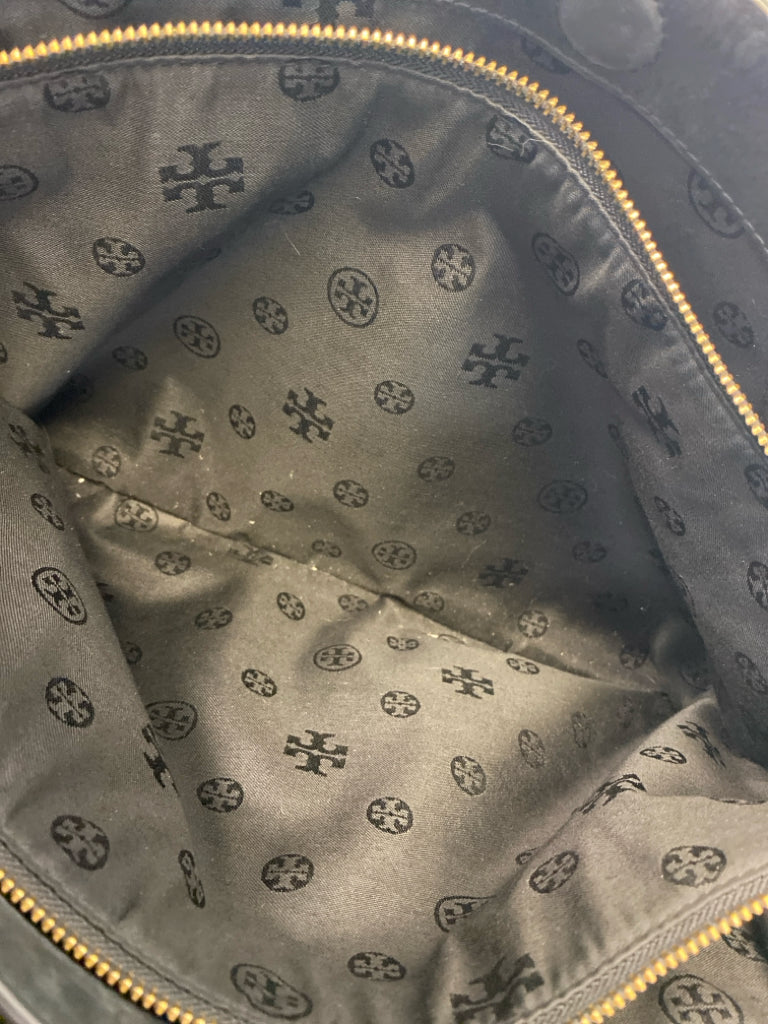 Tory Burch Black Zipper Handbag