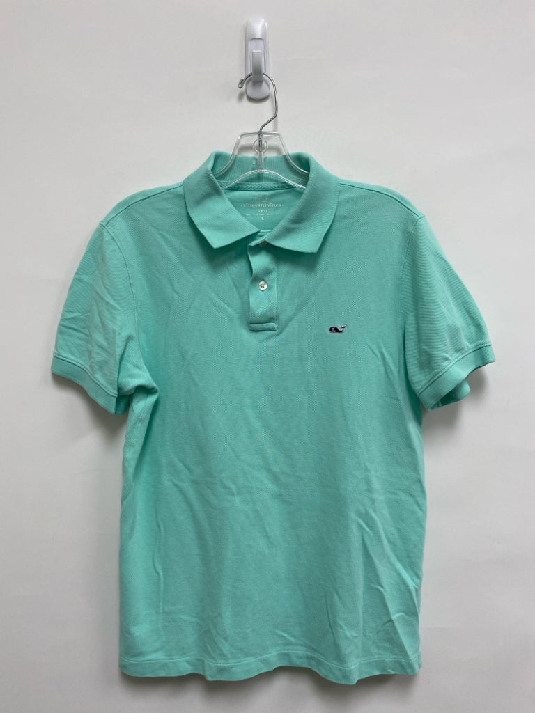 Vineyard Vines Size S Aqua Polo Men&