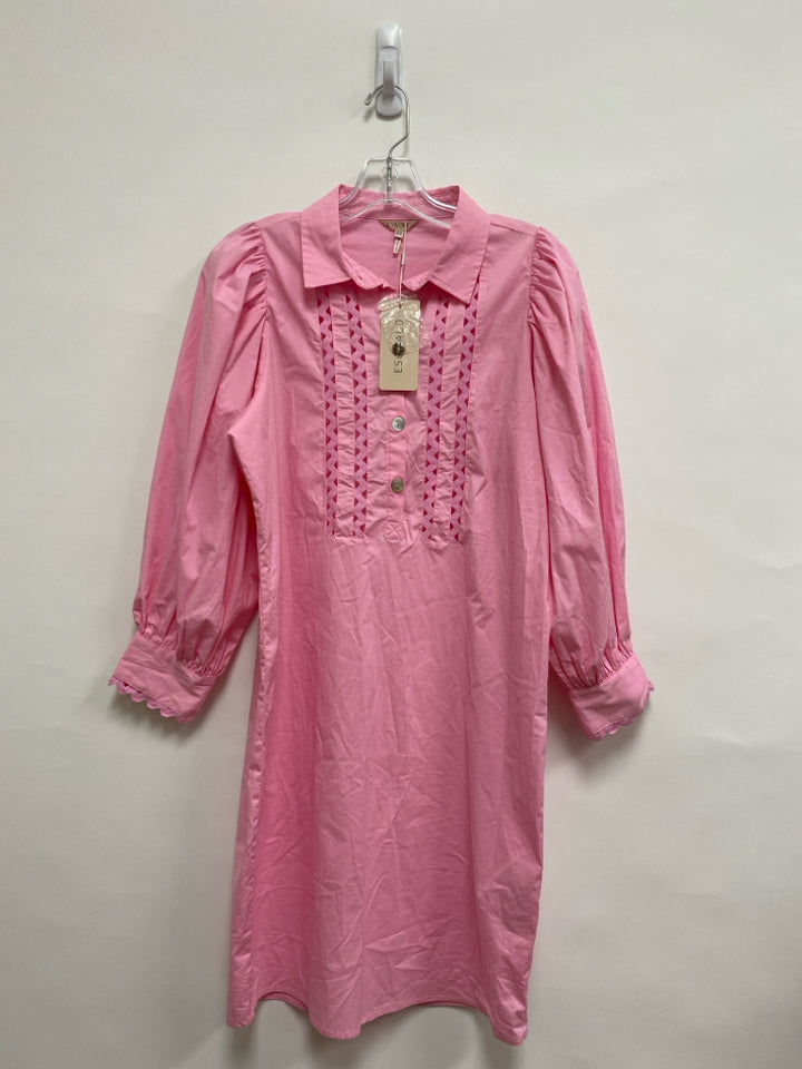NWT Size 6 Pink Puff Sleeve Ladies Dress