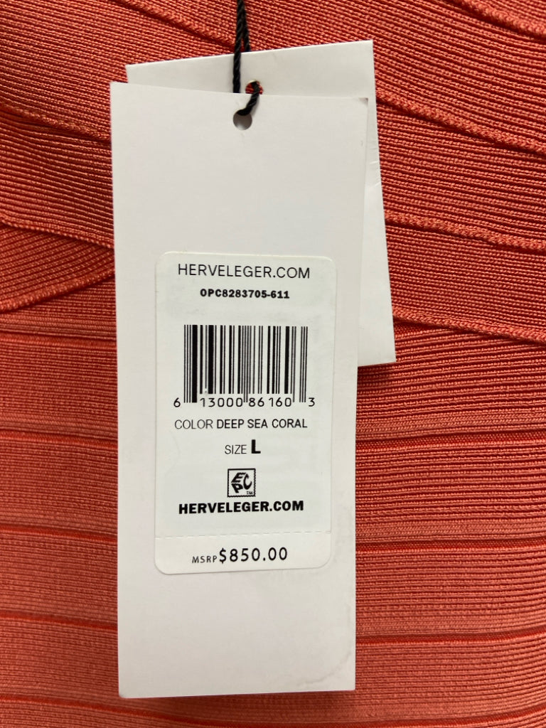 NWT Size L Coral Sleeveless Knit Ladies Dress