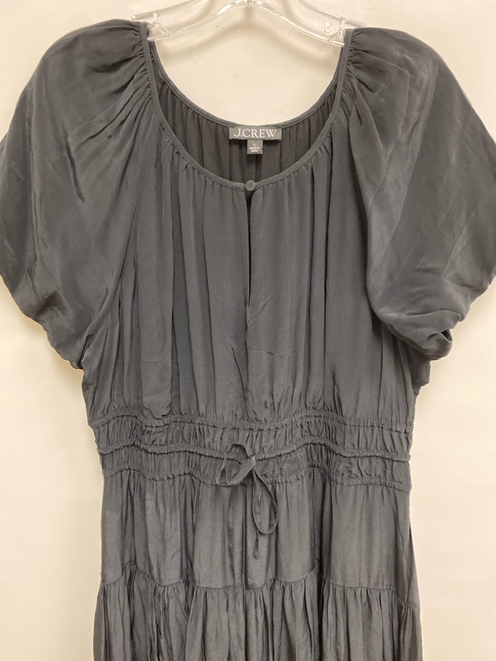 J Crew Size L Black Maxi Ladies Dress