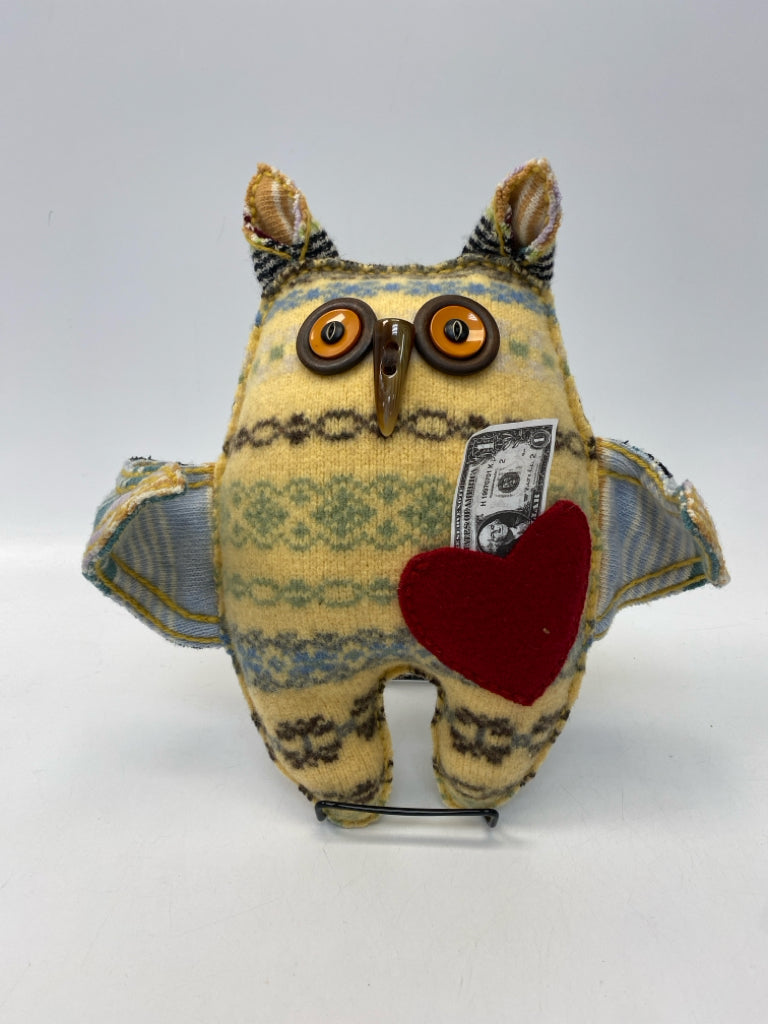 Yellow Multi Color Stuffed Animal