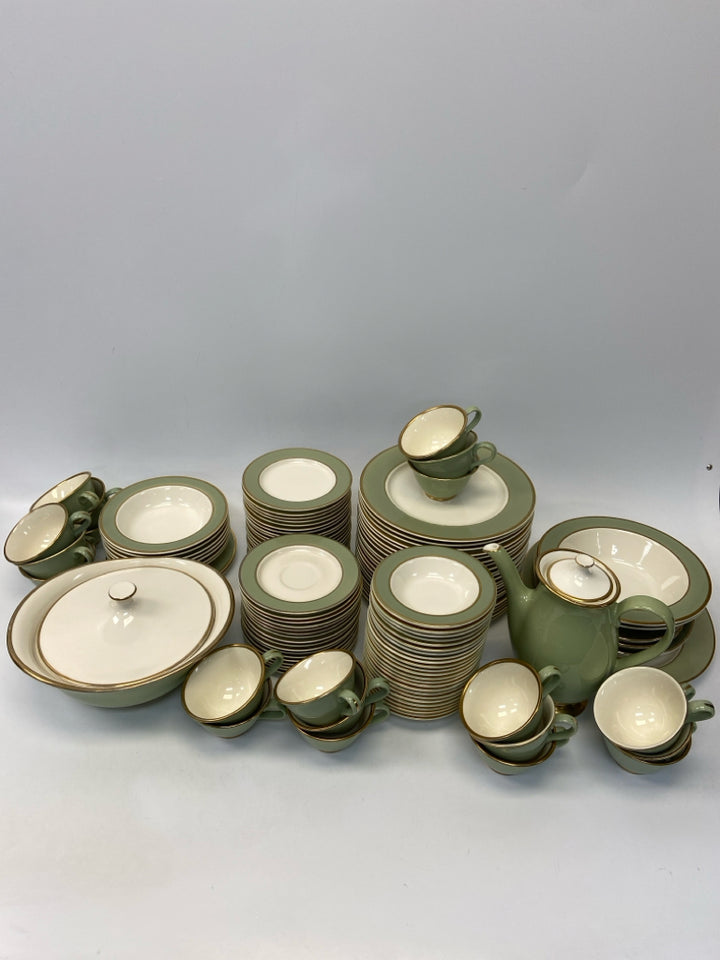 Classic Heritage Green Dishes