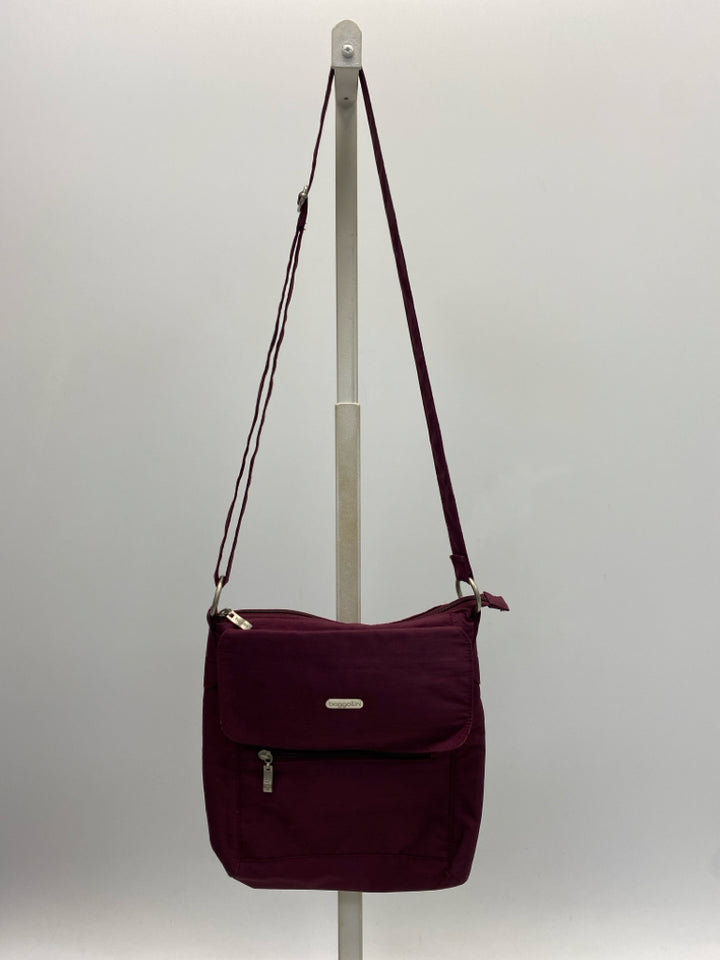 Baggallini Eggplant Nylon Crossbody