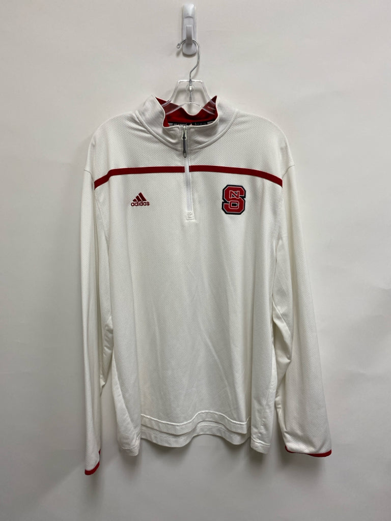 Adidas Size XL White Red NC State Men&