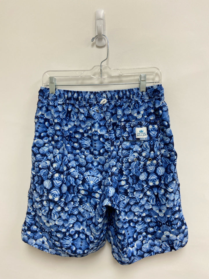 Peter Millar Size L Blue/White Shells Men&