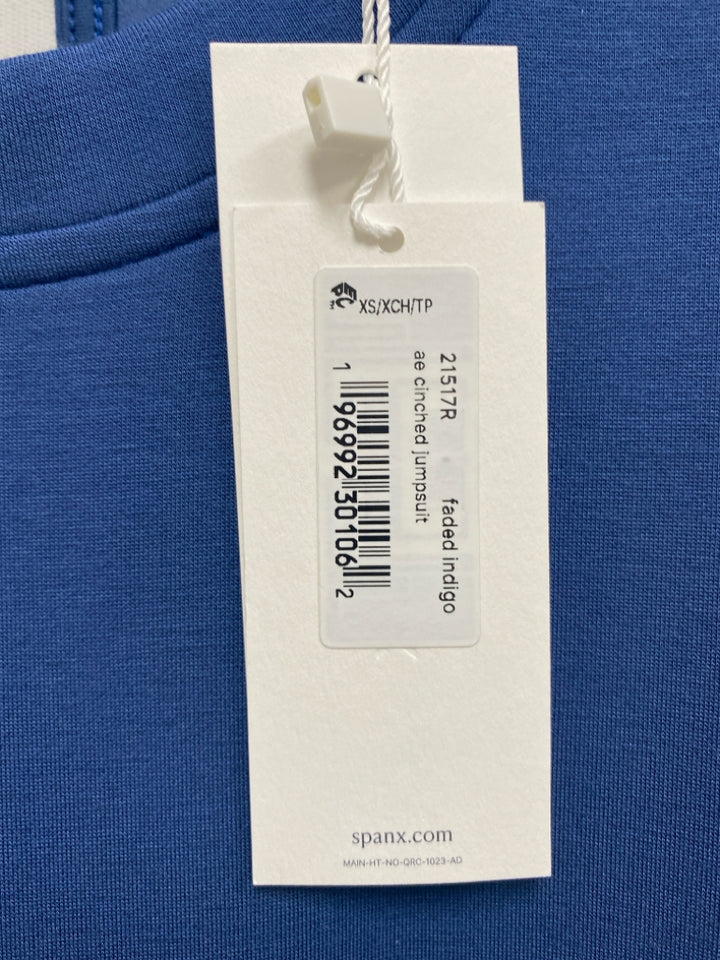 NWT Spanx Size XS Blue Ladies Jumpsuit