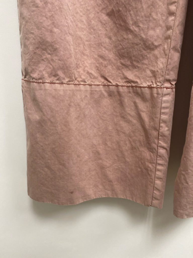 Free People Size 4 Dusty Pale Pink Pleated Wide Leg Ladies Pants