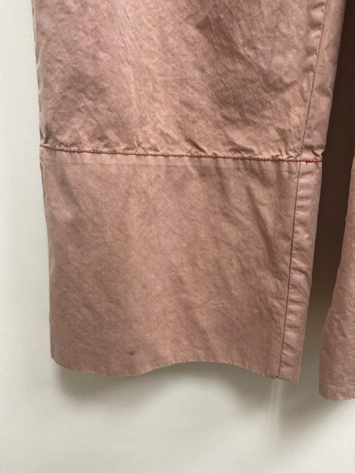 Free People Size 4 Dusty Pale Pink Pleated Wide Leg Ladies Pants