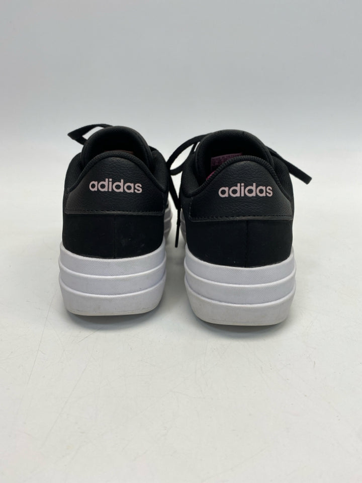 Adidas SIZE 4 Black White Rhinestone Girl&