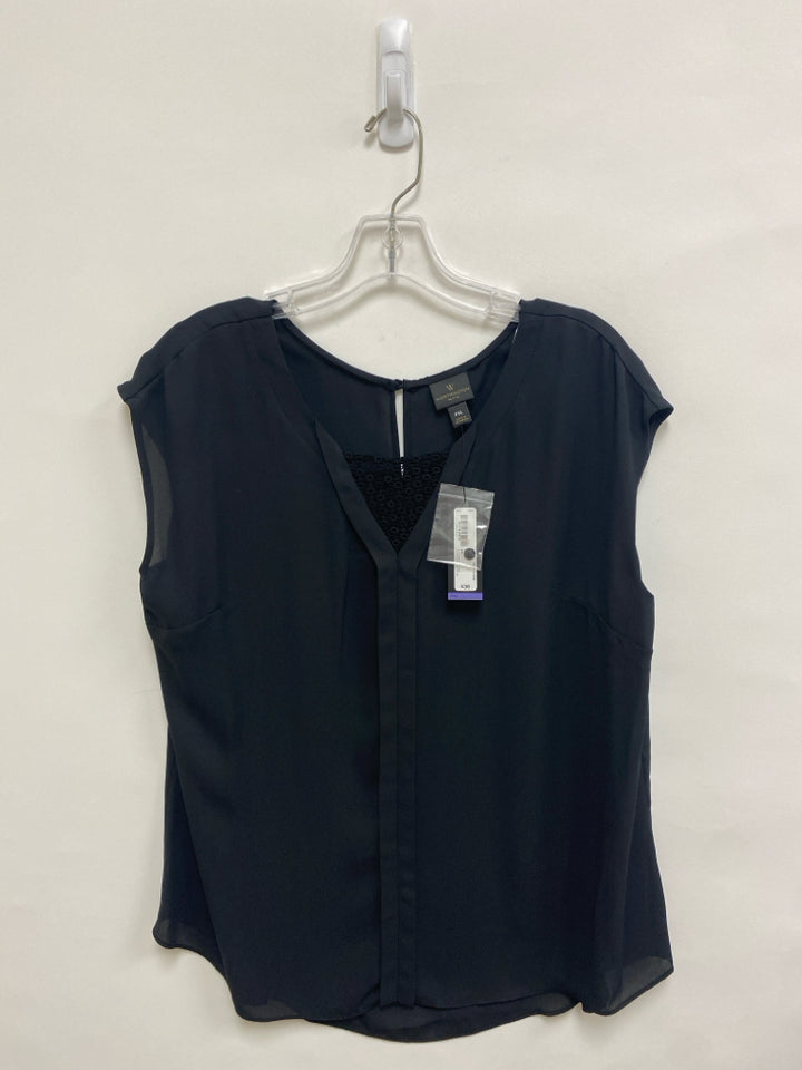 NWT Worthington Size XLP Black V Neck Petite Top