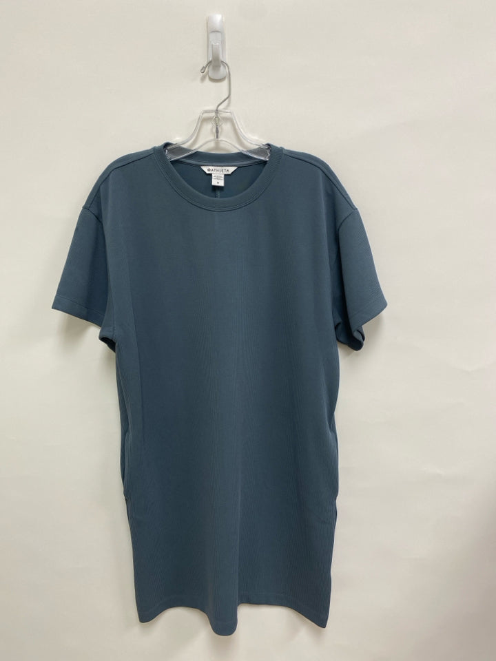 Athleta Size M Dark Seafoam Ribbed Ladies Dress