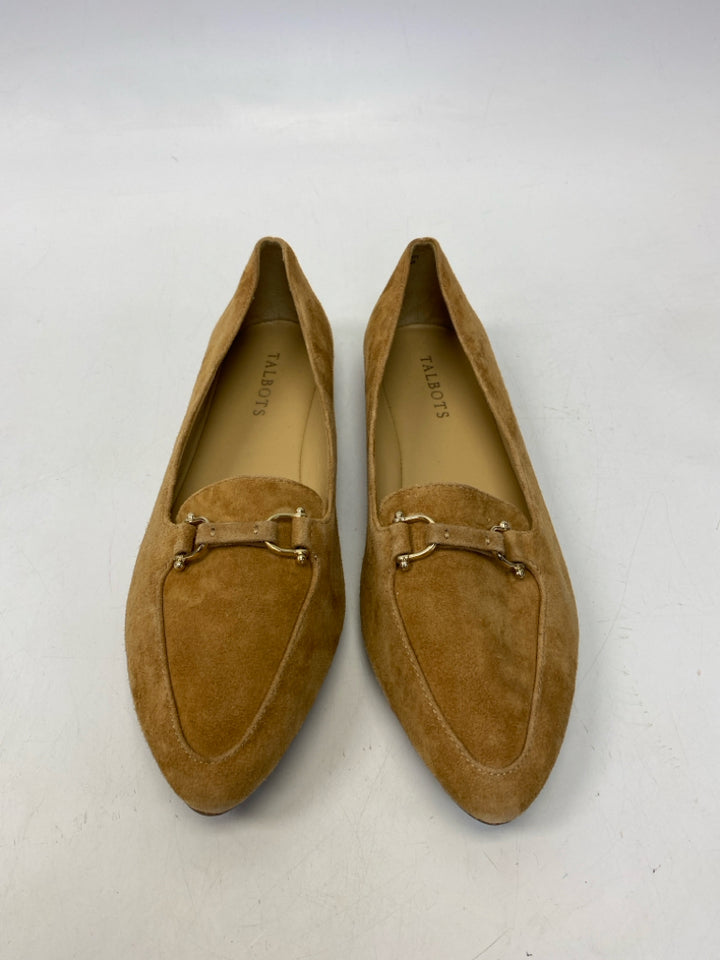 Talbots US Shoe Size 8.5 Camel Suede Flats