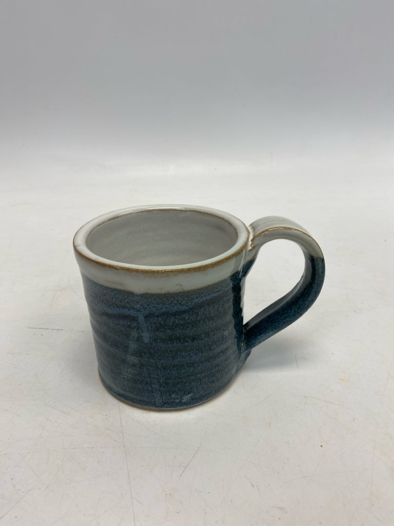 Blue White Trimmed Pottery