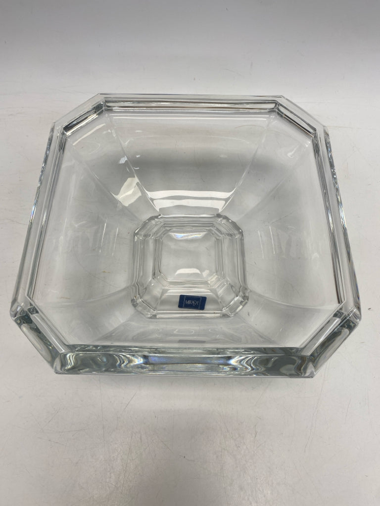 Mikasa Clear Crystal Decorative Bowl